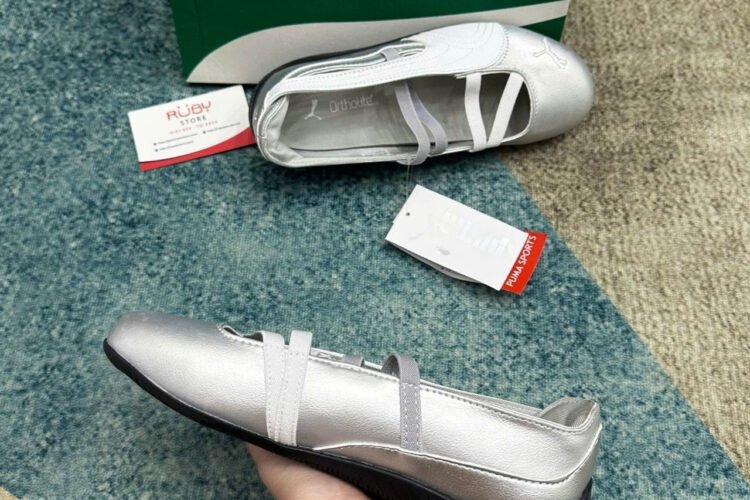 Giày Puma Speedcat Ballet Silver Bạc trắng