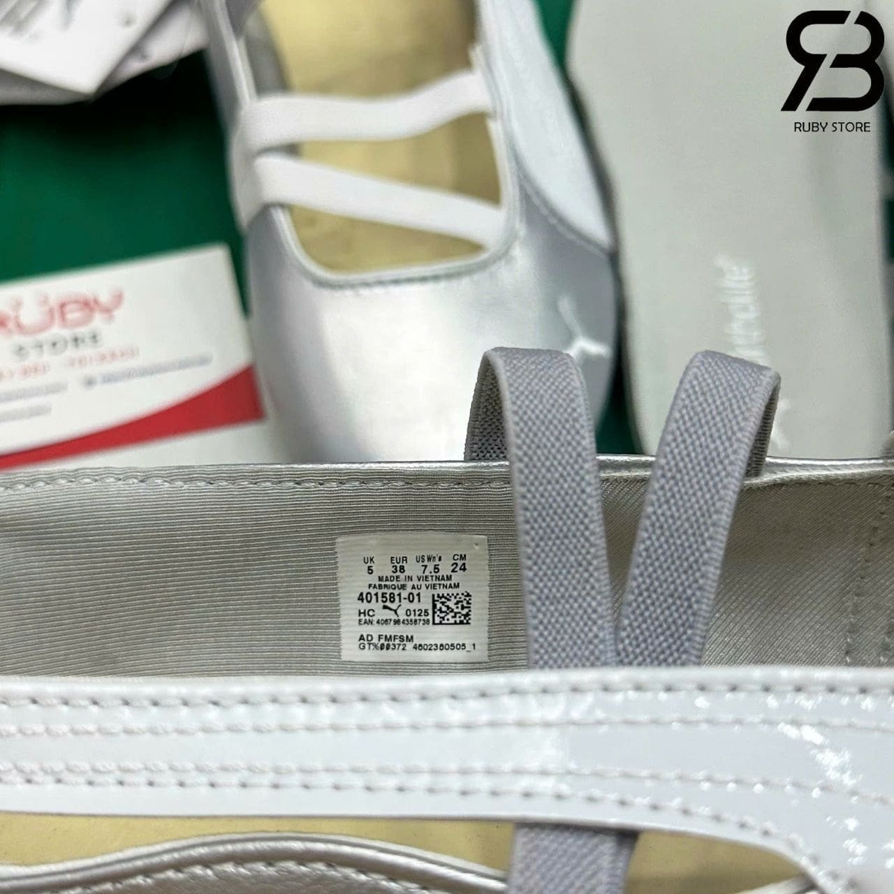 Giày Puma Speedcat Ballet Silver Bạc trắng