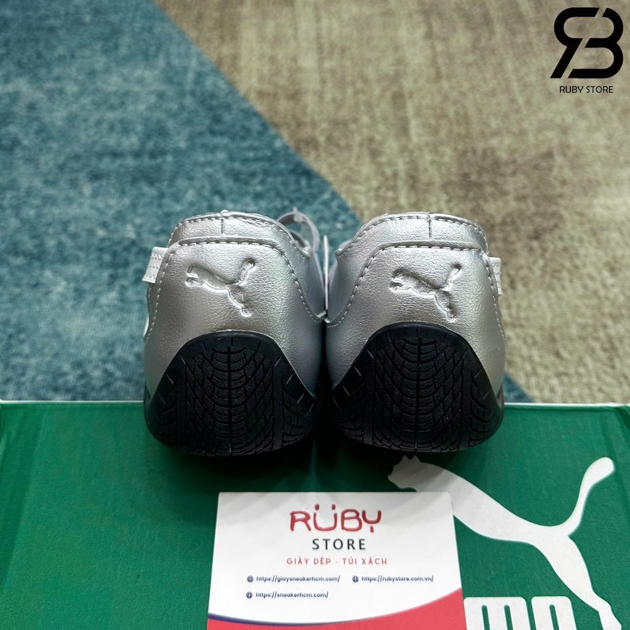 Giày Puma Speedcat Ballet Silver Bạc trắng