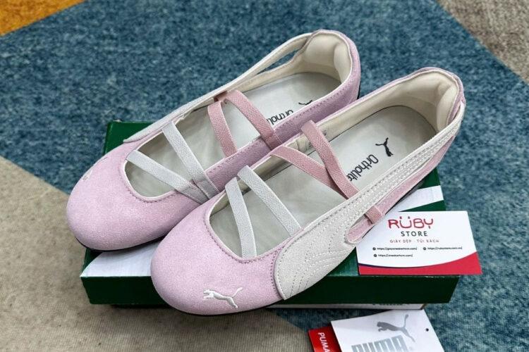 Giày Puma Speedcat Ballet Whisp of Pink Hồng Trắng