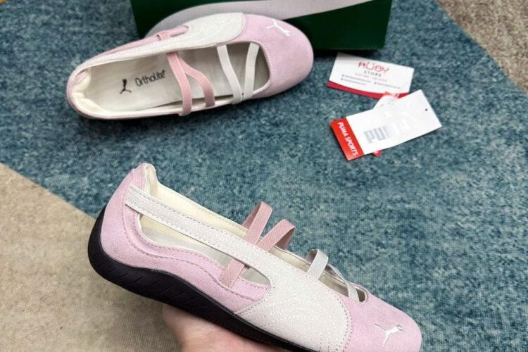 Giày Puma Speedcat Ballet Whisp of Pink Hồng Trắng