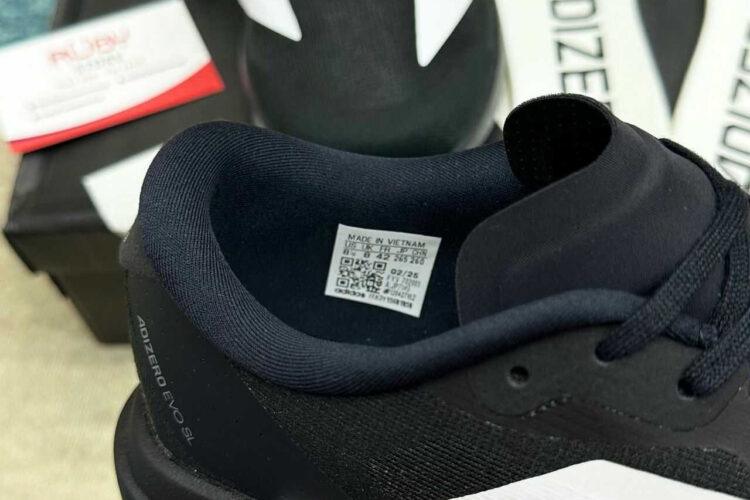 Giày adidas Adizero Evo SL Core Black Cloud White đen trắng