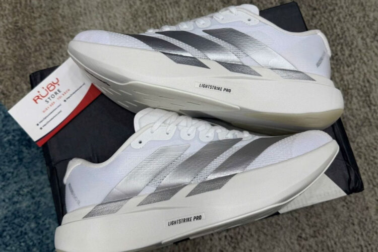 Giày adidas Adizero Evo SL White Silver Màu Trắng bạc