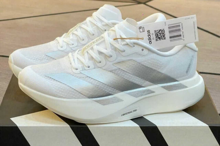 Giày adidas Adizero Evo SL White Silver Màu Trắng bạc