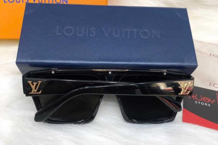 Mắt Kính LV 1.1 Evidence Sunglasses Black GHW Màu Đen