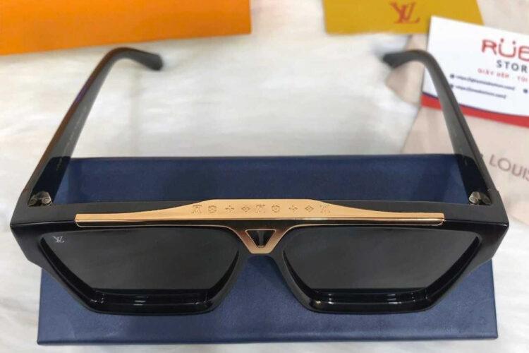 Mắt Kính LV 1.1 Evidence Sunglasses Black GHW Màu Đen