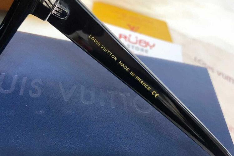 Mắt Kính LV 1.1 Evidence Sunglasses Black GHW Màu Đen