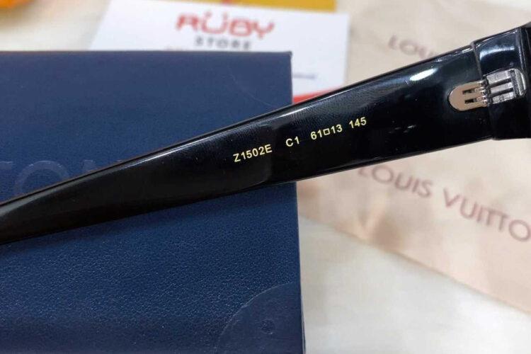 Mắt Kính LV 1.1 Evidence Sunglasses Black GHW Màu Đen