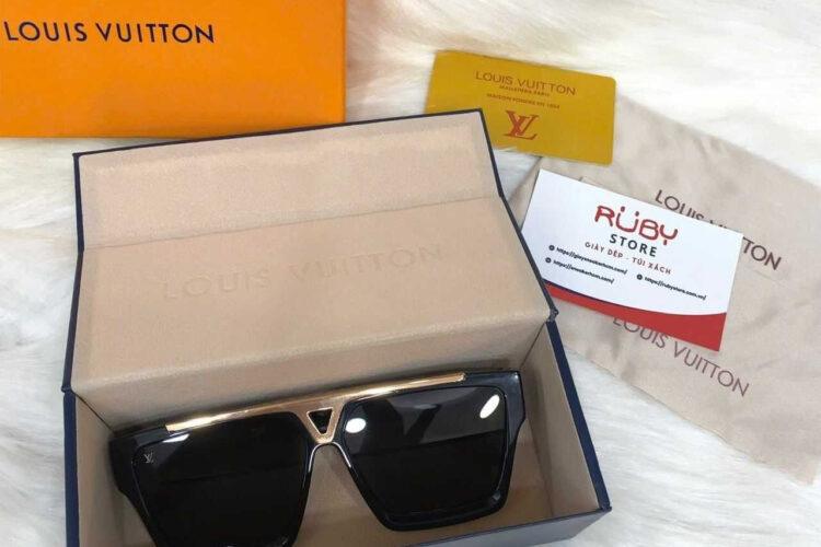 Mắt Kính LV 1.1 Evidence Sunglasses Black GHW Màu Đen
