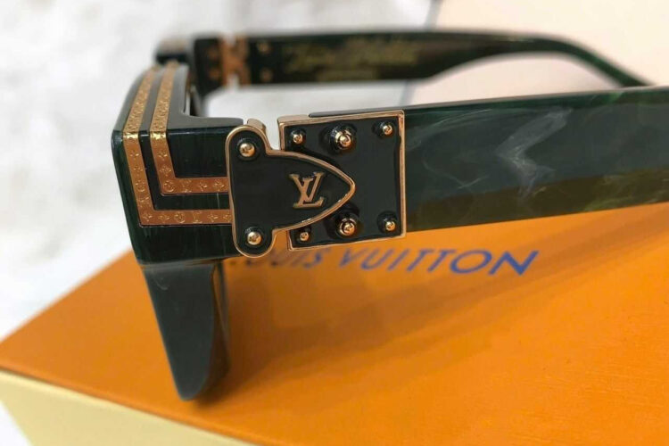 Mắt Kính LV 1.1 Millionaires Sunglasses Green Marble GHW Xanh Lá