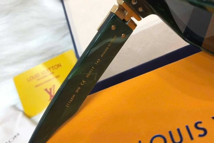 Mắt Kính LV 1.1 Millionaires Sunglasses Green Marble GHW Xanh Lá