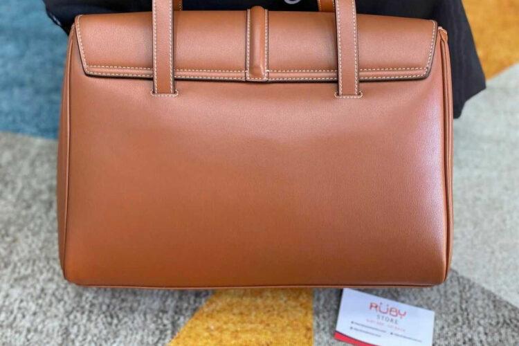 Túi Celine Large Soft 16 Bag In Supple Grained Calfskin Tan Nâu