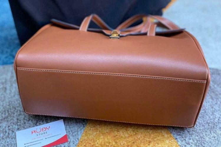 Túi Celine Large Soft 16 Bag In Supple Grained Calfskin Tan Nâu
