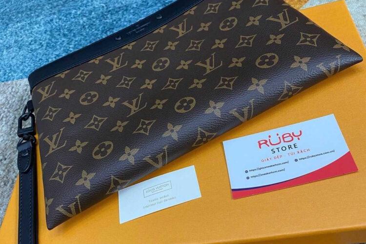 Túi LV Pochette To-Go M82079 Monogram Nâu