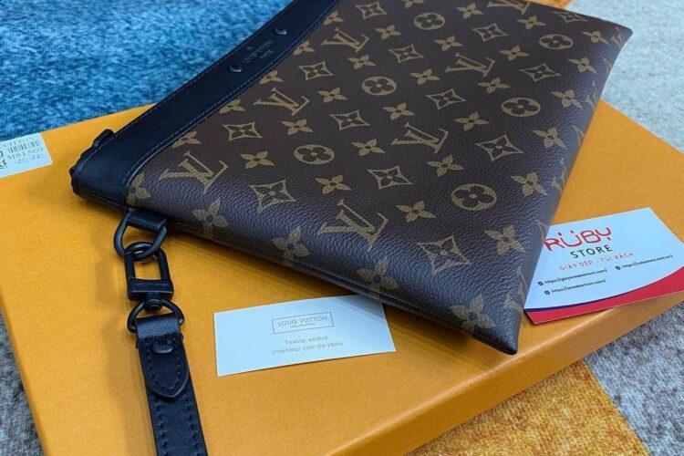 Túi LV Pochette To-Go M82079 Monogram Nâu
