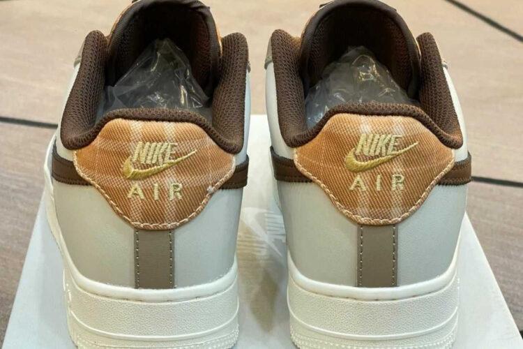 giày Air Force 1 LV8 Brogue Sail Cacao rep 11