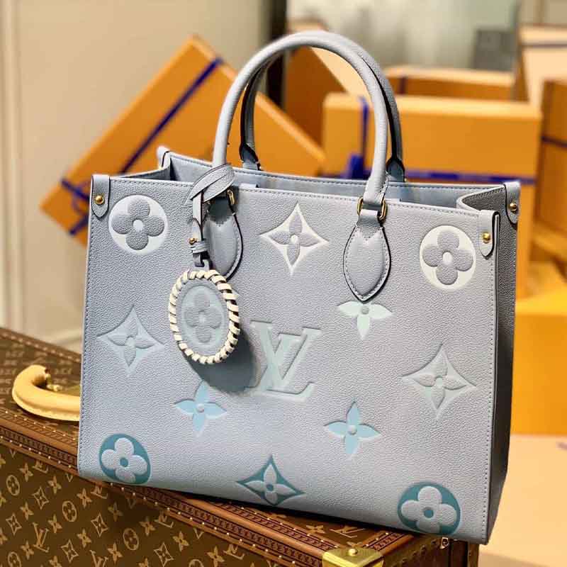 Túi LV OnTheGo MM Summer Blue M45718