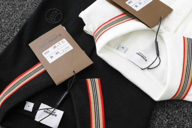 Áo Polo Burberry Pierson Shirt Black Màu Đen