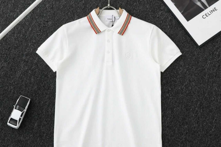 Áo Polo Burberry Pierson White Màu Trắng