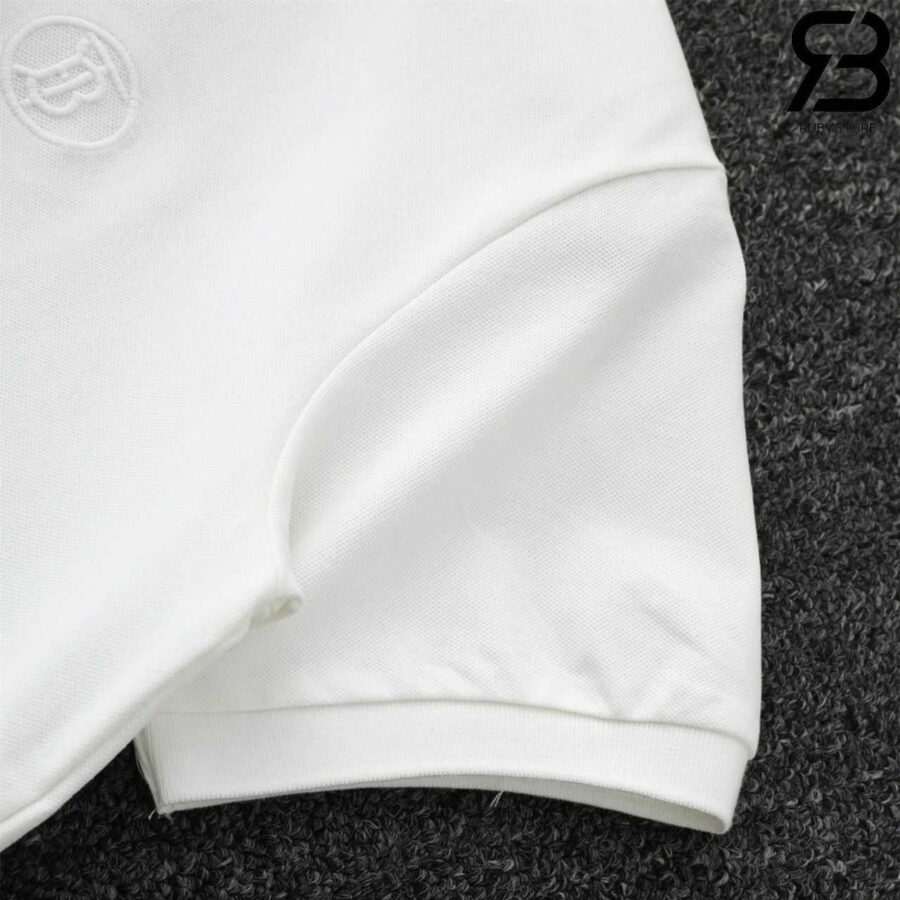 Áo Polo Burberry Pierson White Màu Trắng