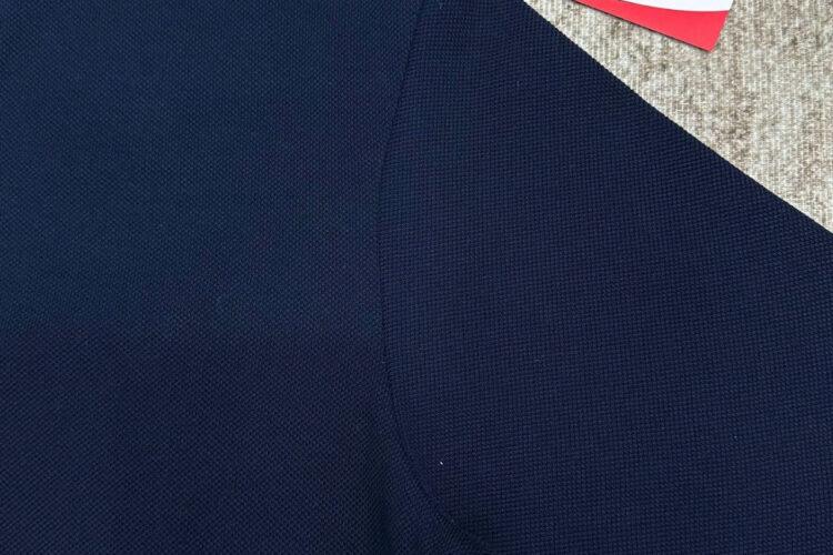Áo Polo Thom Browne Xanh Navy 4 Sọc Trắng
