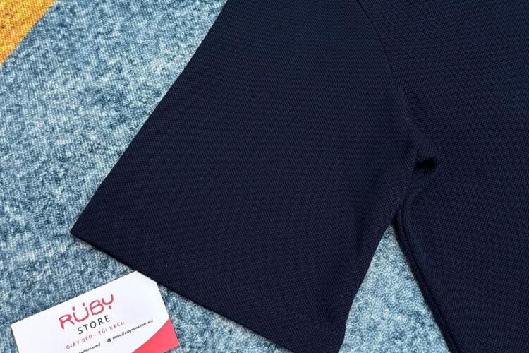 Áo Polo Thom Browne Xanh Navy 4 Sọc Trắng