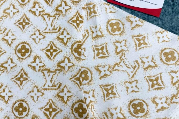 Áo Thun LV Beige Monogram T-Shirt Màu Be