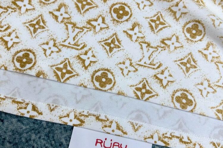 Áo Thun LV Beige Monogram T-Shirt Màu Be
