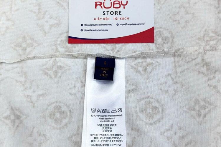 Áo Thun LV Beige Monogram T-Shirt Màu Be
