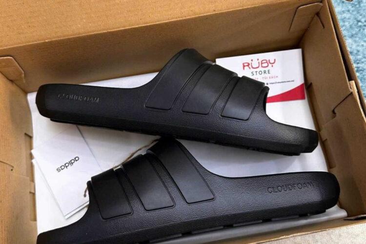Dép Adidas Adilette Flow Black Màu Đen