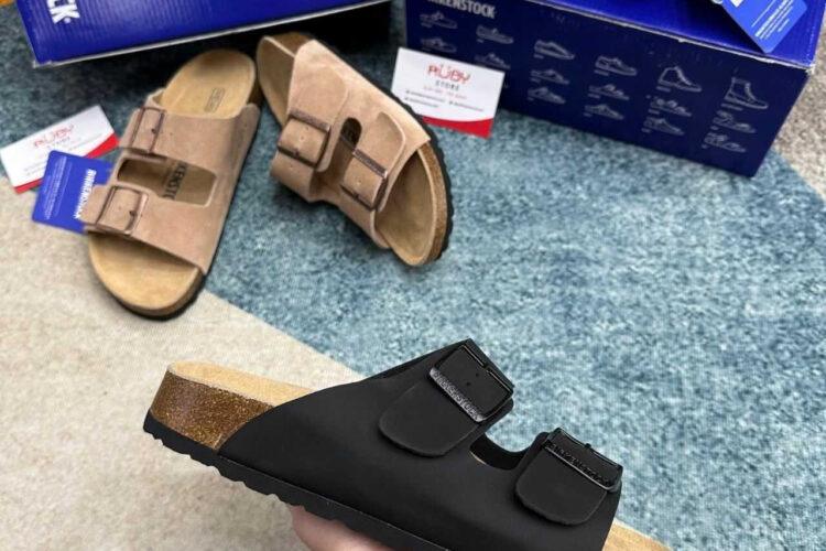 Dép Birkenstock Arizona Birko-Flor Black Màu đen mờ