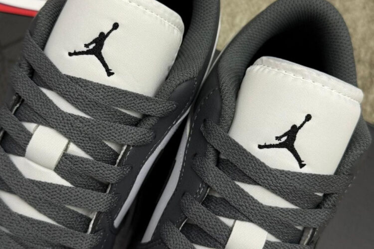 Giày Air Jordan 1 Low Iron Grey Xám Trắng