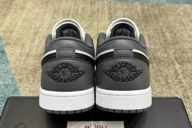 Giày Air Jordan 1 Low Iron Grey Xám Trắng