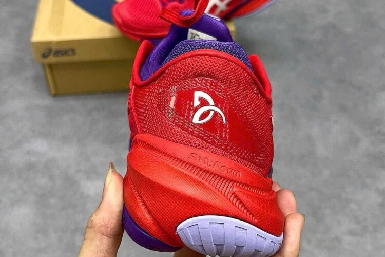 Giày Asics Court FF 3 Novak Classic Red White Purple Tắng đỏ tím