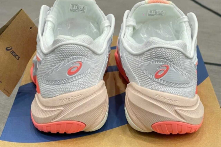 Giày Asics Court FF 3 White Sun Coral Trắng hồng