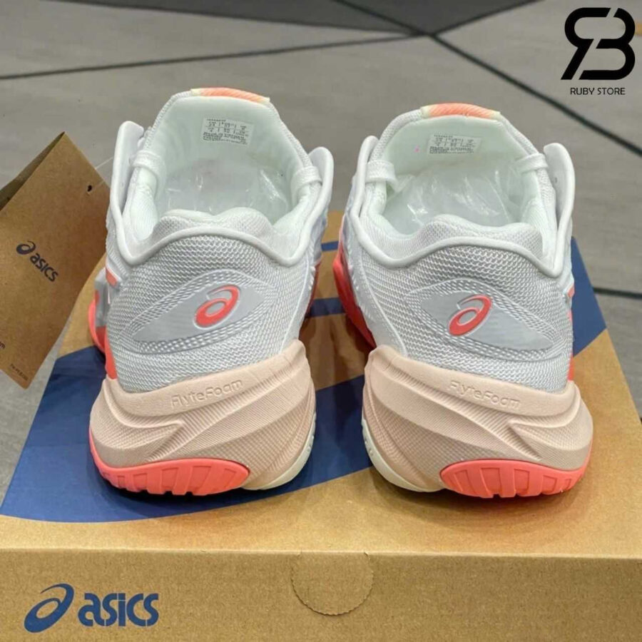 Giày Asics Court FF 3 White Sun Coral Trắng hồng