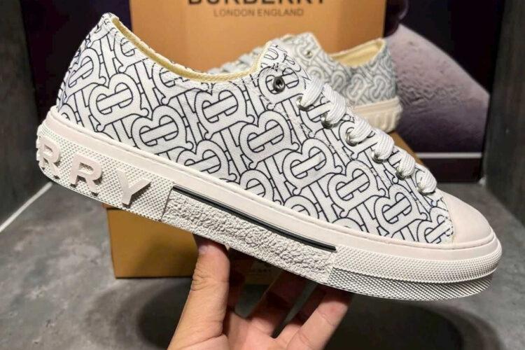 Giày BBR JACK TB CANVAS SNEAKER WHITE BLACK