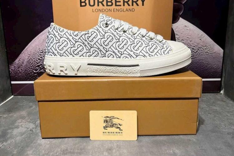 Giày BBR JACK TB CANVAS SNEAKER WHITE BLACK