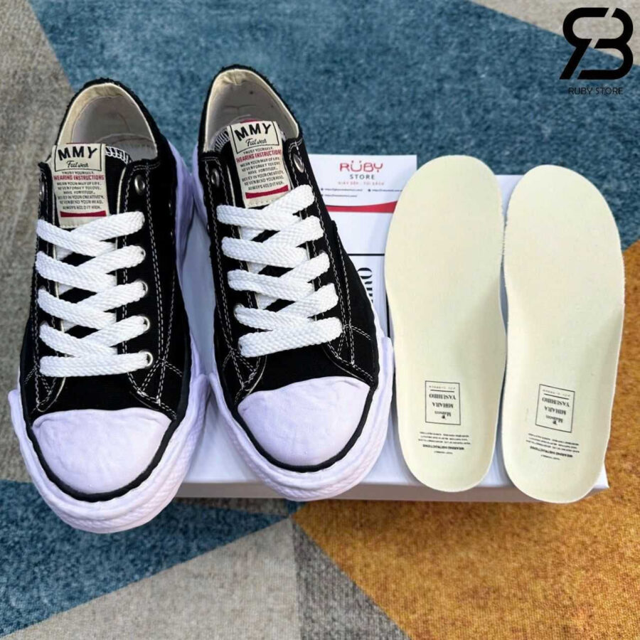 Giày Maison MMY Peterson OG Sole Sneakers Black đen