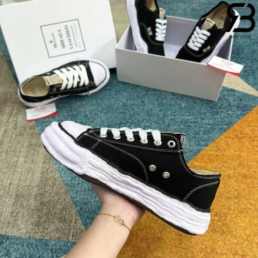 Giày Maison MMY Peterson OG Sole Sneakers Black đen