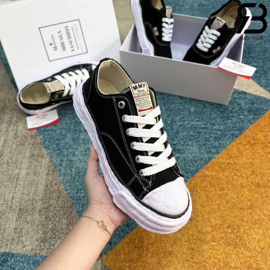 Giày Maison MMY Peterson OG Sole Sneakers Black đen
