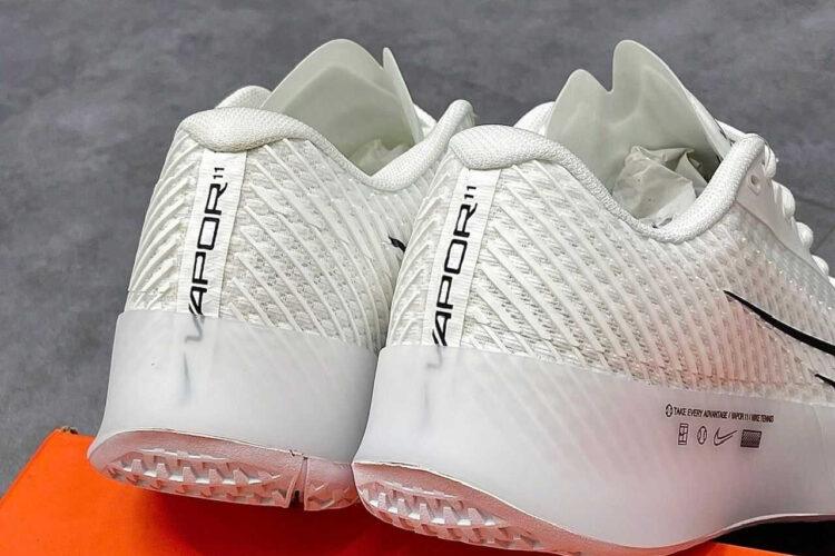 Giày Nike Court Air Zoom Vapor 11 HC White Black Trắng đen
