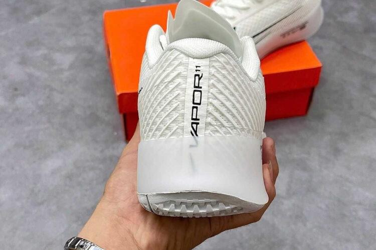 Giày Nike Court Air Zoom Vapor 11 HC White Black Trắng đen