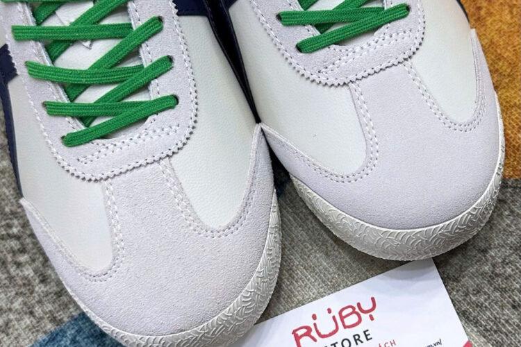 Giày Onitsuka Tiger Mexico 66 SD Birch Peacoat Be Xanh Lá