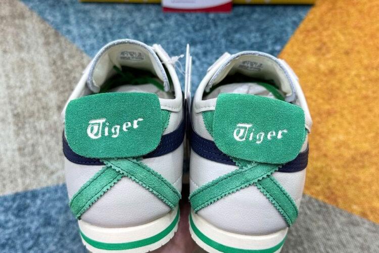 Giày Onitsuka Tiger Mexico 66 SD Birch Peacoat Be Xanh Lá