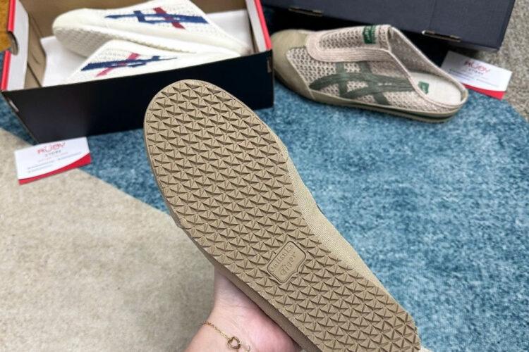 Giày Onitsuka Tiger Mexico 66 Sabot Beige Green Be Xanh