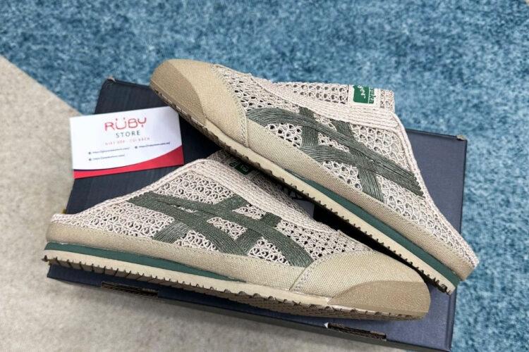 Giày Onitsuka Tiger Mexico 66 Sabot Beige Green Be Xanh