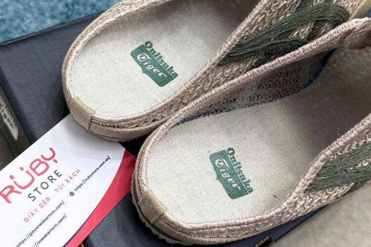 Giày Onitsuka Tiger Mexico 66 Sabot Beige Green Be Xanh