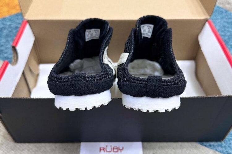 Giày Onitsuka Tiger Mexico 66 Sabot Black Cream đen Kem