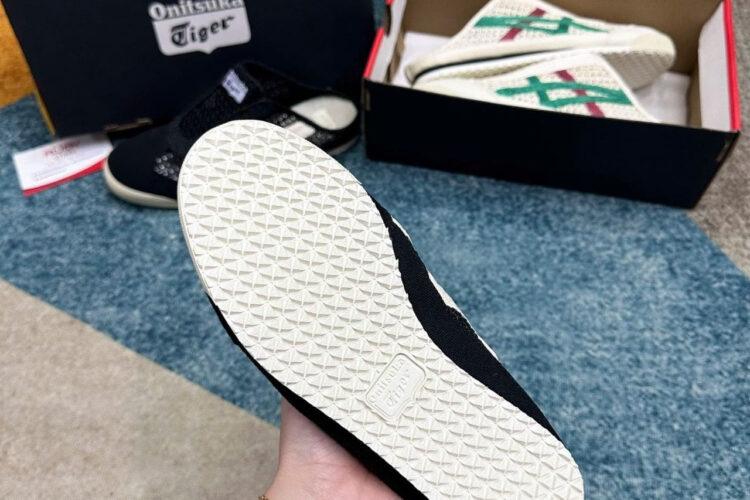 Giày Onitsuka Tiger Mexico 66 Sabot Black Cream đen Kem